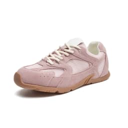 Sneakers Women Mesh Spring Summer 2026 New Genuine Leather Casual Flats Women Large Size Lace-up German Training Shoes Women