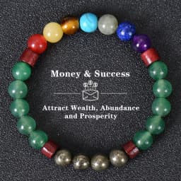 Natural Stone Bracelet Tiger Eye Stone Crystal Wealth Money Success Bracelet Men's and Women's Bracelets 호안석팔찌