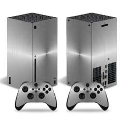 For X-box Series X Console and 2 Controllers Skin Sticker Geometric Lattice Protective Vinyl Decal Full Set for XSX Skin