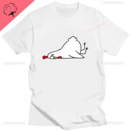 ME SUDA LA POLLA Cute Chicken Cartoon Print Tshirt Men Women Casual Cotton Unisex Sports Top T Shirt Streetwear Creativity Shirt