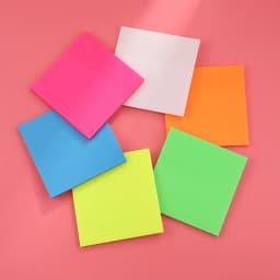 50 Sheets Colorful Waterproof PET Transparent Memo Sticky Note Paper Daily To Do It Check List Paperlaria School Stationery