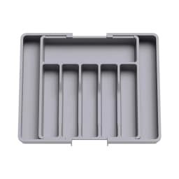 Expandable Utensil Tray Silverware Spoon Organizer Drawer Cover Adjustable Cutlery Tray Drawer Organizer Kitchen