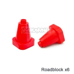 Marumine MOC Block Train Straight Curved Track Crossover Parts Railway Switch Big Size Building Bricks City View Accessories