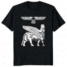 Assyrian Empire Flag Graphic Ashur Assyria Ancient Mesopotamia Vintage Classics Tshirt Cotton Short Sleeve Y2k Man T Shirt