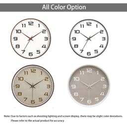 Classic Round Wall Clock Large Clear Readability Numerals Home Office Living Room Decor Offering Elegant Vintage Clock