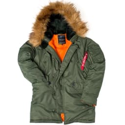 N3B Military Jacket Plus Size Fur Hood Long Waterproof Pilot Windproof Air Force Winter Parka Thick Men Outwear Coat USA Size