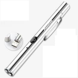 365nm UV Black Light Pen Flashlight USB Charging Money Ore Moldy Food Pet Stains Cat Tinea Leakage Invisible Ink Marker Checker