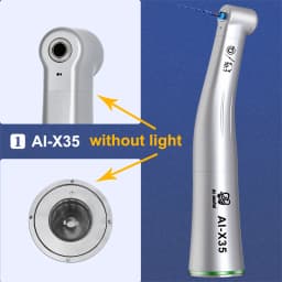 Dental Contra Angle-handpiece 1:5/1:1/4:1/16:1 Low Speed Hand Piece Single Water Spray E-Type Connector Without Fiber Optic