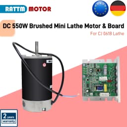 【BR & EU Stock】DC 550W 750W Brushed Mini Lathe Motor & Main Control Board For CJ 0618 CD 210V WM210V Lathe Machine Part