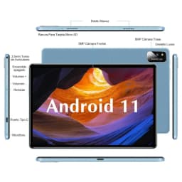 T10 10.1” Android 11 Tablet PC 4GB RAM 64GB ROM Octa-Core 1280 X 800 Pixels 5.0MP+8.0MP Cameras Type-C WIFI Bluetooth 5.0