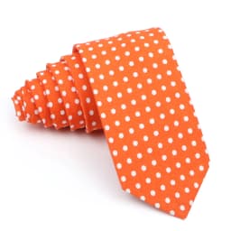Cotton Men's Dots Neck Tie Classic Skinny Tie For Men Red Pink Black White Wedding Party Fashion Casual Man Business Cravat Gift