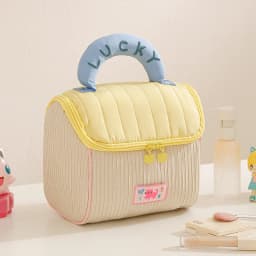 Cute Cartoon Pattern Cosmetic Bag Niche Design Portable Travel Makeup Pouch Organizer Bag for Toiletry Storage Daily Outdoor Use