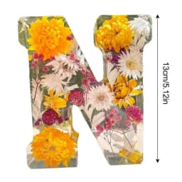 Dry Flower Letter Lamp Luminous Alphabet LED Light Decororation Night Light for Home Wedding Birthday Christmas Party Decoration
