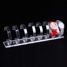 Customized Acrylic Watches Stand Watch Holder Case Bracelet Watch Organizer Jewellery Showing Shelf Rack Jewelry Packaging