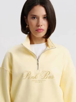 European Stylish Wine Red Sweater Zip Turn-down Collar Sweatshirt Retro Oversize Pullover Autumn Large Size Leisure Women Tops