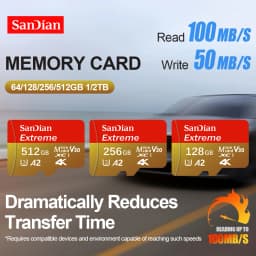 128GB 64GB Micro TF SD High-Speed Top Quality 256GB 512GB SD Card UHS-I U3 V30 2026 New 32GB Memory Card Hot Sale High Speed For