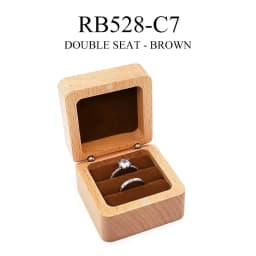 Blank Wood Luxury Jewelry Box Wedding Ring Box Earring Rings Jewelry Organizer Bracelet Package Case Jewelry Anniversary Gift