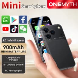 ONEMYTH A17 Mini Android 8.1 SmartPhone 3.0'' 2GB RAM 16GB ROM Dual SIM Standby Play Store 3G Small Mobile Phone