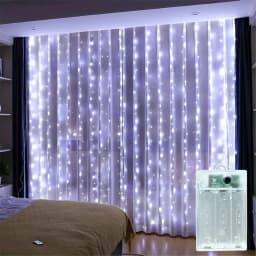 Battery Operated Home Decoration Curtain LED String Lights Fairy Lights Bedroom Wedding Birthday Party Decorations 3/6M