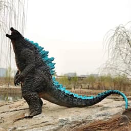 2024 New Godzilla VS King Kong Action Anime Figurie Large Godzilla King Ghidorah Soft Glue Monster Doll Model Ornaments Toys