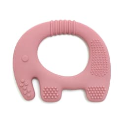 Cute Baby Silicone Elephant Teether Food Grade Safe Teether Cute Cartoon Ease Teeth Pain Toy Teething Gift Oral Care