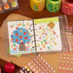 2sheets Kawaii Apple Bobo Series Die Cutting Stickers DIY Diary Album Scrapbook Phone Case Planner Handbook Aesthetic Supplies