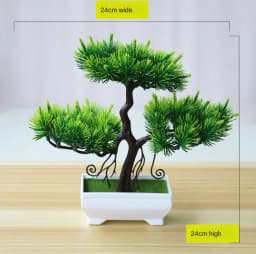 New Green Small Tree Potted Bonsai Ornaments Home Garden Hotel Bathroom Bedroom Decoration Artificial Plants Bonsai Fake Plants