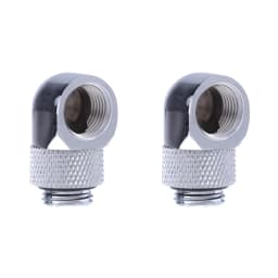 1-3PCS PC Water Cooling Connector G1/4 Inner Outer Dual Thread 90 Degree Rotary Adapter For Computer Cooling Tools Supplies