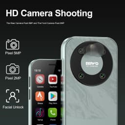 Official SERVO KING9000 Mini Smartphone 4G LTE Android System Google Play 16GB ROM WiFi Dual SIM 3.0" Pocket Smart Mobile Phones
