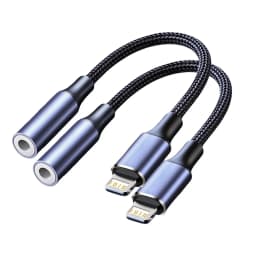 1/2 Pcs Headphone Adapter for Lightning to 3.5mm Adapter Lightning Aux Audio Jack Dongle For iPhone 14 13 12 11 Pro Max SE XS
