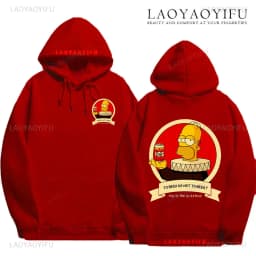 Duff Beer Hoodie Funny The Simpsons Duff Classic Beer Graphic New in Hoodies & Sweatshirts Pullover Sweatshirts Men Women Tops