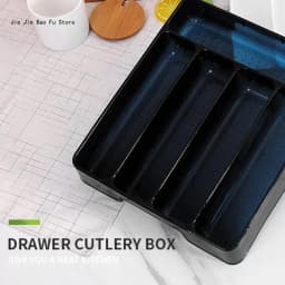 E8BD Kitchen Tools Drawer Organizer Tray Spoon Forks Cutlery Separation Finishing Rack Storage Box