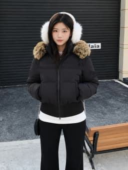 Winter Hooded Natural Large Fur Collar Down Jacket Women White Duck Down Warm Parker Outwears Female Thicken Short Down Jacket