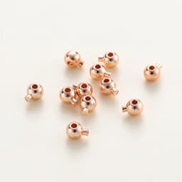 20pcs Positioning Clasp 14K 18K Gold Plated Crimp Snap Button Bracelet Necklace Fastener Ball End Cap For DIY Jewelry Findings