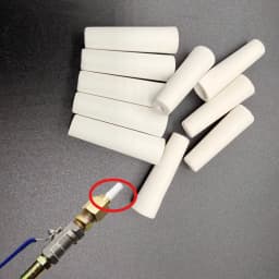 2/2.5/3/3.5/5mm Ceramic Sandblaster Nozzles for Valve Type Sand Blasting Gun Portable Sandblasting Tanks