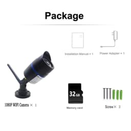 1080P 5MP Security Protection Wifi Camera Video Surveillance HD Wireless Cctv IP Waterproof Audio Infrared ONVIF JIENUO