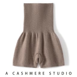 Class A Women's High-Waisted Cashmere Shapewear Pants Knitted Shorts Pure Luxury Comfortable Fit Ladies Winter Warm Innerwear