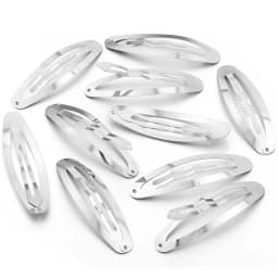 10pcs/pack Iron Oval BB Hair Clips 4-6cm Simple Hairpin Barrettes for DIY Handmade Headwear Hair Tools Crafts Accessories