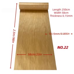 DIY High-EndTech Wood Veneer :for Wooden Refurbished Furniture Door Coffee Table Speaker Wall Panels Interior Home Decor