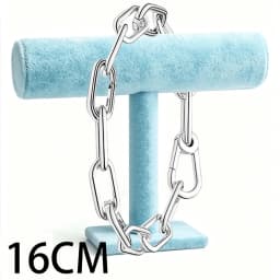 2026 New 925 Silver Women's Classic Logo Heart Shaped ME Chain Link Open Loop Bracelet Display Tool Exquisite DIY Charm Jewelry