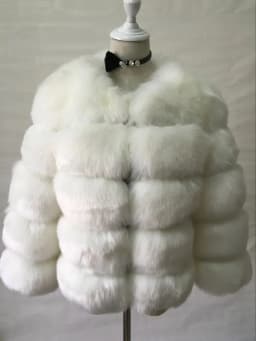 Faux Fur Women Coats Solid Round Neck Full Sleeve Coat Thick Warm Fox Short Open Stitch Elegant Splice Autumn Winter 2024