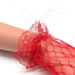 Elastic Elegant Autumn Short Dress Accessories Banquet Thin Mittens Bridal Mesh Gloves Lace Gloves Wedding