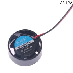 1Pcs DC 5V/ 9V 12V 24V Round Mini Fan For Led Lamps Computer Radiator 25.5x10mm Notebook Micro Cooling Fan