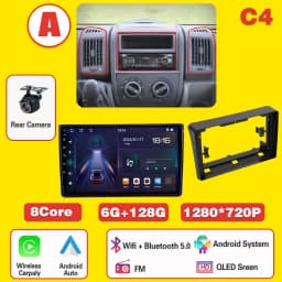 Android 16 For Fiat Ducato 2005-2025 Citroen Jumper Peugeot Boxer Dodge Ram carplay radio auto android head unit multimedia play