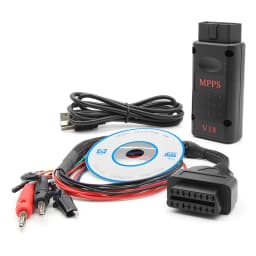 MPPS V18 Unlock Version ECU Chip Tuning OBD2 Auto Diagnostic Tool ECU Tunning Flasher With Breakout Tricore Cable
