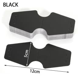 50pcs 5x12cm Blank Kraft Paper Packing Card for DIY Jewelry Necklace Bracelet Hairband Display Card Retail Price Hang Tag Lables