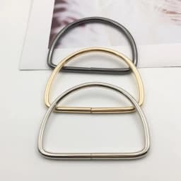 2pcs Metal D-ring Bear Shape Purse Sewing Frame Handles For Diy Bags Purse Handles Replacement Handles For Bag Making Hardware