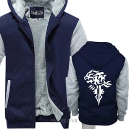 Squall leonhart logo men thick hoodies FF8 Final fantasy VIII men lion pride fan based Men fashion Comfortable hoody sbz6414