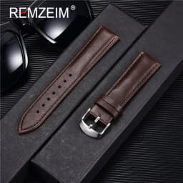 High quality Soft Women Watch Strap 14mm 16mm 18mm 20mm 22mm Genuine Leather Brown Red Pink Black Purple Watchband + Tool
