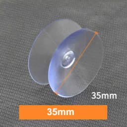 PVC Round Glass Table Top Soft Anti Slip Pads Non Adhesive Bumpers Pad Plastic Suction Pad For Table Glass Top